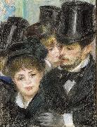 Pierre-Auguste Renoir Young people in the street painting